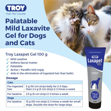 Troy Laxapet Gel 100g